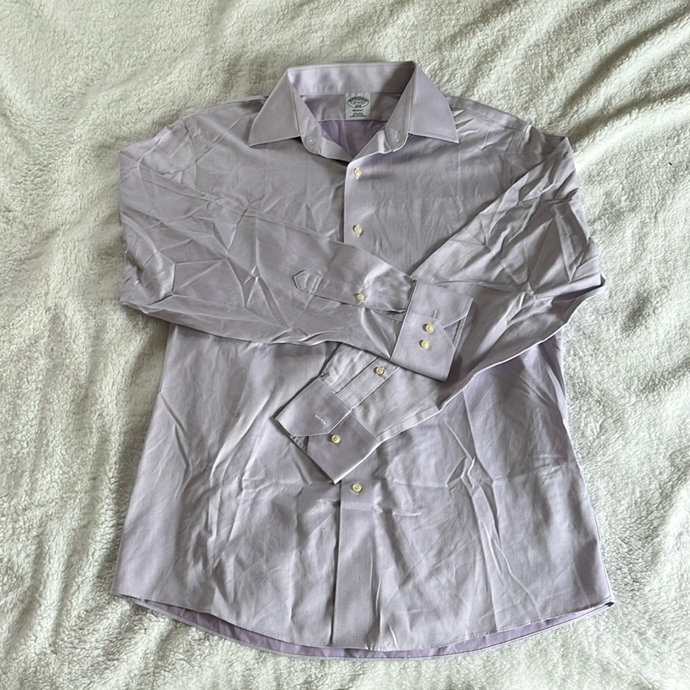Brooks Brothers Men’s Regent 16” neck 100% cotton dress shirt